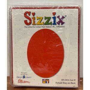 HTF Sizzix Ellison 38-0814 Oval #1 Die-Cutter
